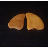 Fragrant wood tiger tooth shape scraping board piece sandalwood massager wooden four-foot massage dog