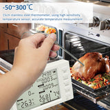 8-in-1 Indoor Monitor Portable Air Quality Detector for CO₂/HCHO/TVOC/CO/Temperature/Humidity/External Temperature