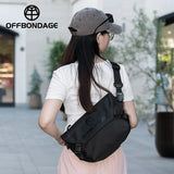 OFFBONDAGE Multi-functional Large Capacity Leisure Cydg Cross-body Bagpure Color Unisex Travel Bag