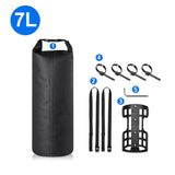 3L/7L Waterproof Roll Top Dry Bicycle Fork Bag Cycle Pack Bike Pannier