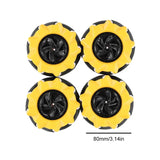 Mecanum Wheel Left /Right Wheels 48/60/80MM High Hardness Smart Robot Car Accessories DIY Toy Components