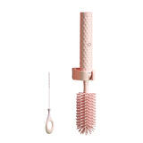 Brush, Bottle Cleaning Set Silicone Baby Nipple Straw Cleaner Waterproof Electric Cup Brush