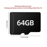 For Miyoo Mini Retro Handheld Game Console 64g 3.5 Inch Ips Screen Linux System Game Player Ch