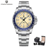 PAGANI DESIGN GTM Men Mechanical Watch NH34 Luxury Sapphire Glass Stainless steel Automatic Wacth 100M Waterproof Watch for Men