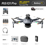 RG101 Pro Drone 2-axis Gimbal 360° Obstacle Avoidance HD Dual Camera Aerial Photography Brushless GPS Foldable Return Quadcopter