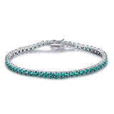 Gemstone Girls Fashion Simple Bright Silver Bracelet