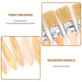 36 Pack of 1 Inch (24mm) Chip Brushes for Paint Stains Varnishes Glues and