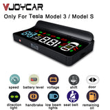 VJOYCAR Auto Car Windscreen Projector obii hud V1 Head Up Display Seat belt reminding Tire Pressure Sensor obd2 customized hud