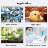 HN-25BS Lab Electro-thermal Constant-temp Microbial Fermented Incubator Stainless Steel er Seed Germination Box 220V 15.6L