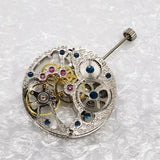 17 Jewels Sier Full Skeleton Hand-Winding Replacement Durable for ETA 6497 Watch Movement Repair Tool Parts