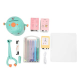 Smart Drawing Robot Intelligent Painting Robot Kids Drawing Toys for Children Birthday Gifts for Girls Early Green