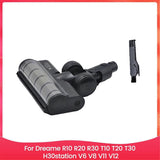 For R10 R20 R30 T20 T30 V11 V12 Handheld Vacuum Cleaner Spare Parts Electric Floor Brush with LED Light