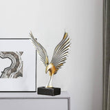 Resin Eagle Sculpture, 3d Angel Art Statue Decor, Photo Props Living Room Tv Shelf Statue Home Decor
