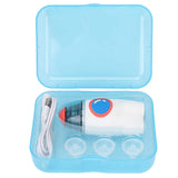 Electric Baby Nose Cleaner Backflow Prevention Baby Nasal Aspirator Cartoon Appearance 3 Suction Strength Colorful Light for