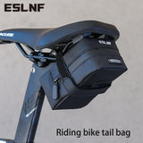 ESLNF Tail Outside TPU Waterproof Mountain Road Bike Saddle Cushion Equipment Riding Storage Bag
