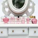 1:12 6Pcs/Set Perfume Bottle Accessories Miniature Mini Toys DollHouse Furniture for Dollhouse Baby Girl