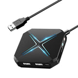 USB Hub 3.0 Splitter 1 Drag 6 High-Speed With Sound Card TF SD Card Multi-Function Conversion Expansion HUB Easy To Use