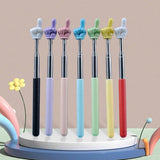 Compact Portable Telescc Teacher Pointer Anti-slip Finger Shape Presenter Stick for School Classroom Supplies