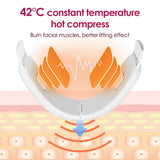 15 Gears EMS Face Lifting hine Microcurrent Double Chin Remover Facial Massager Vibration Slimming Firming V-Face Lift Device