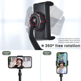 Desktop Tripod Phone Stand Mobile Phone Holder Photo Copy Mount with Phone Clamp for Teaching Online Food Crafting Demo Stands