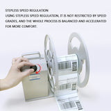 T6 fully automatic barcode self-adhesive washable label rewinder roll Paper hine winding