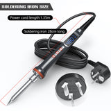 HANDSKIT 927 200W Soldering Iron Automatic Sleep Thermal Control Soldering Iron Tin Wire Stand Welding Tools Four-core Ptc Ceramic Heater 220V/110V
