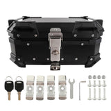 Motorcycle Luggage Box with Removable Base and Liner 28L Large Capacity Shockproof
