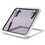 RV Window Round Corner Square Waterproof UV Protection RV Push Out Window with Stainless Steel Support Rods for Boat Yacht