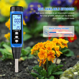 Professional Nutrient Meter Quick-acting Nitrogen Analyzer Fertility for Gardening Agriculture LED Soil Tester