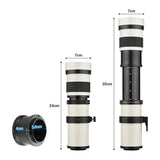 MF Super Telephoto Zoom Lens F/8.3-16 420-800mm T Mount with NEX-mount Adapter Ring for Sony NEX E-mount Camera NEX-5R