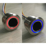 R503 Circular Round Ring Indicator LED Control DC3.3V MX1.0-6Pin Capacitive Fingerprint Module Sensor Scanner-19mm