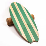 Wooden Balance Board With Bandage Surf Yoga Twisting Fitness Core Workout For Abdominal Waist Leg Muscle Roller
