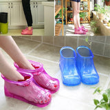 1Pair Foot Massage Boots Relaxation Ankle Soak Bath Therapy Massager Shoes Acupoint Sole Portable Home Feet Care Tools