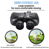 1500m for Adults 8x40 with Rangefinder and Compass IP65 Waterproof Marine UHD Binoculars Field of View 8°,