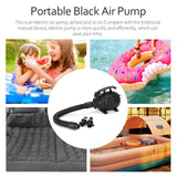 Black Pump Portable Convenient Small Size Home Household Camping Utility Bed Mat Air Iation Tool