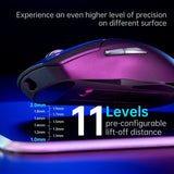 Rapoo VT9PRO Wireless Gaming Esports Grade 68g Ultra-Light 26000DPI 8 Buttons Optical PAW3398 Computer Mouse For Laptop PC