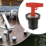 Marine T Handle Leakproof Drainage Boat Accessories Adjustable Rubber Expansion Twist Turn Drain Plug