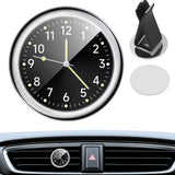 Auto Interior Automobile Portable Mini Clock Decoration Luminous Analog Watch Ornaments For Cars Trucks RVs