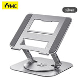 MC LS928 Laptop Stand 360?? Rotatable Notebook Holder Liftable Aluminum Alloy Stand Compatible with 9