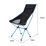 Outdoor Tools Foldable Deck Chair Camping Beach Chair Portable Superhard High Load Aluminiu Ultralight Folding Chair