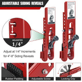 Side-mount tool, side-mount kit for 5/16" (approx. 1.9 cm) fibre cement side, tool ring side gauge with adjustable display