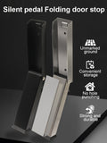 Pedal Kick Down Stop Seldhesive Holder No Drilg Door Stoppers Stainless Steel Anti-Slip Doorstop