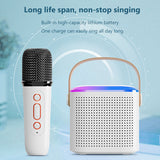 Microphone Karaoke hine Portable Bluetooth 5.3 PA Speaker System with 1-2 Wireless Microphones Home Family Singing New Mic