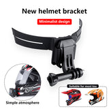 Gopro 9 10 12 Accessories Adjustment Base Mount Riding Helmet Moto For Go Pro Hero xiaomi yi sjcam DJI OSMO Action Camera