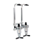 Drink Double Shot Wall Mounted Wine Beverage Whisky Liquor Dispenser Multipurpose Bottle Holder Bracket for Home Bar
