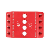 30 45 90 Degree Angle Drill Guide, Drill Guide Jig For Oblique/Straight Holes, 4 Sizes, Drill For Cable Railing