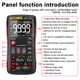 Digital Multimeter Lcr Meter Capacitor Ohm Q1 Auto Wire Test Meter 9999 Analog Tester True RMS Professional DIY Transistor