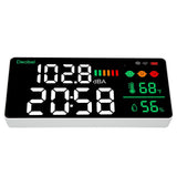 Sound Level Reader High Accuracy Temperature Humidity Measurement Decibel Meter 30 To 130dB Time Display for Home
