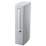 2 In 1 Integrated Can Set Toilet Corner Trash Bin Cleaning Brush Covered Paper for Bathroom Accessories