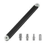 Combination Torque with 1/2in 1/4in and 3/8in Drive Adapters Impact Socket Ratchet Wrench Auto Repair Home Tool Set